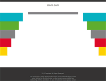Tablet Screenshot of ciom.com